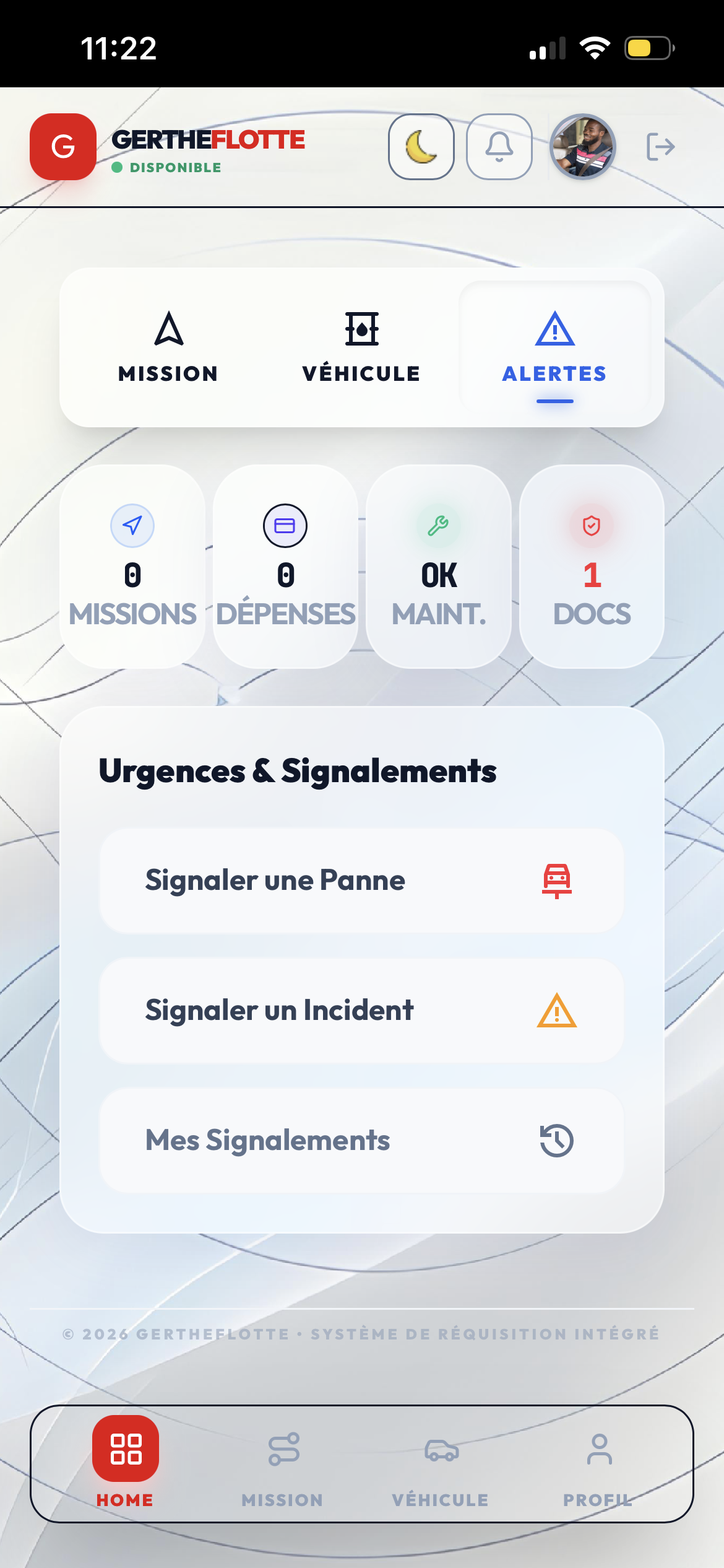 Ecran Chauffeur - Details